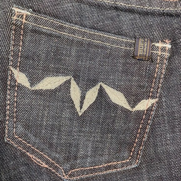 Buffalo Womens Jeans Mega X High Rise Bootcut Blue Black Rinse Sz 24x33 - Picture 9 of 15